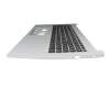 Clavier incl. topcase DE (allemand) noir/argent original pour Acer Aspire 3 (A315-33)