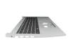 Clavier incl. topcase DE (allemand) noir/argent original pour Acer Aspire 3 (A315-33)