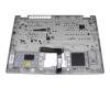 Clavier incl. topcase DE (allemand) noir/argent original pour Acer Aspire 3 Spin (A3SP14-31PT)