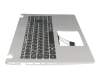 Clavier incl. topcase DE (allemand) noir/argent original pour Acer Aspire 5 (A515-52)