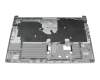 Clavier incl. topcase DE (allemand) noir/argent original pour Acer Aspire 5 (A515-55G)
