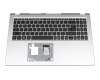 Clavier incl. topcase DE (allemand) noir/argent original pour Acer Aspire 5 (A515-56)