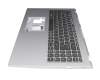 Clavier incl. topcase DE (allemand) noir/argent original pour Acer Aspire 5 (A515-56)