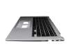 Clavier incl. topcase DE (allemand) noir/argent original pour Acer Chromebook Spin 514 (CP514-1H)