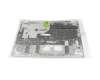 Clavier incl. topcase DE (allemand) noir/argent original pour Acer Extensa 15 (EX215-57)