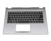 Clavier incl. topcase DE (allemand) noir/argent original pour Acer Spin 1 (SP114-31)