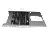 Clavier incl. topcase DE (allemand) noir/argent original pour Acer Swift 1 (SF113-31)