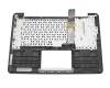 Clavier incl. topcase DE (allemand) noir/argent original pour Asus Pro Essential P302UA