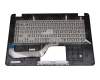 Clavier incl. topcase DE (allemand) noir/argent original pour Asus VivoBook 15 X505ZA