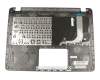 Clavier incl. topcase DE (allemand) noir/argent original pour Asus VivoBook F407UA