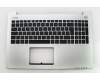 Clavier incl. topcase DE (allemand) noir/argent original pour Asus VivoBook S500CA
