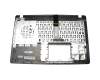 Clavier incl. topcase DE (allemand) noir/argent original pour Asus X550VX