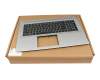 Clavier incl. topcase DE (allemand) noir/argent original pour HP 470 G9