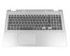 Clavier incl. topcase DE (allemand) noir/argent original pour Medion Akoya S6625 (F15KGR)