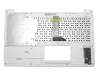 Clavier incl. topcase DE (allemand) noir/blanc original pour Asus F553MA