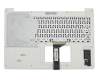 Clavier incl. topcase DE (allemand) noir/blanc original pour Asus F553SA