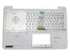 Clavier incl. topcase DE (allemand) noir/blanc original pour Asus K555LJ