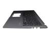 Clavier incl. topcase DE (allemand) noir/gris (SD) original pour Asus ExpertBook P1 P1511CEA