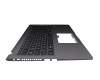 Clavier incl. topcase DE (allemand) noir/gris (SD) original pour Asus F1500EA