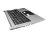 Clavier incl. topcase DE (allemand) noir/gris avec rétro-éclairage original pour Acer Chromebook 14 CB514-1H