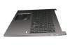 Clavier incl. topcase DE (allemand) noir/gris avec rétro-éclairage original pour Acer Chromebook 715 (CB715-1WT)