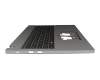 Clavier incl. topcase DE (allemand) noir/gris avec rétro-éclairage original pour Acer TravelMate P2 (TMP216-51-TCO)