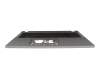 Clavier incl. topcase DE (allemand) noir/gris avec rétro-éclairage original pour Acer TravelMate P2 (TMP216-51-TCO)