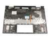 Clavier incl. topcase DE (allemand) noir/gris avec rétro-éclairage original pour HP Envy x360 13-ag0000