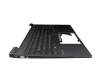 Clavier incl. topcase DE (allemand) noir/gris avec rétro-éclairage original pour HP Victus 15-fa0000