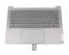 Clavier incl. topcase DE (allemand) noir/gris avec rétro-éclairage original pour Lenovo IdeaPad Pro 5-14APH8 (83AM)