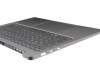 Clavier incl. topcase DE (allemand) noir/gris avec rétro-éclairage original pour Lenovo IdeaPad Pro 5-14APH8 (83AM)