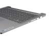 Clavier incl. topcase DE (allemand) noir/gris avec rétro-éclairage original pour Lenovo IdeaPad Pro 5-14APH8 (83AM)