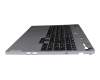 Clavier incl. topcase DE (allemand) noir/gris avec rétro-éclairage original pour Lenovo Legion 5-16IRX9 (83DG/83EW)