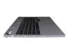 Clavier incl. topcase DE (allemand) noir/gris avec rétro-éclairage original pour Lenovo Legion 5-16IRX9 (83DG/83EW)