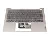 Clavier incl. topcase DE (allemand) noir/gris avec rétro-éclairage original pour Lenovo ThinkBook 13s G3 ACN (20YA)
