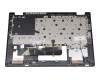 Clavier incl. topcase DE (allemand) noir/gris avec rétro-éclairage original pour Toshiba Satellite S50W-C