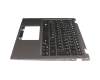 Clavier incl. topcase DE (allemand) noir/gris original pour Acer Spin 1 (SP111-32N)