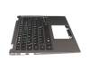 Clavier incl. topcase DE (allemand) noir/gris original pour Acer Spin 1 (SP111-32N)