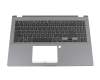 Clavier incl. topcase DE (allemand) noir/gris original pour Asus Pro P3540FA