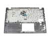 Clavier incl. topcase DE (allemand) noir/gris original pour Asus Pro P3540FA