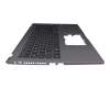 Clavier incl. topcase DE (allemand) noir/gris original pour Asus R565JA