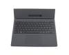 Clavier incl. topcase DE (allemand) noir/gris original pour Asus Transformer 3 T305CA
