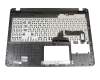Clavier incl. topcase DE (allemand) noir/gris original pour Asus VivoBook 15 P507UA