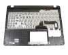 Clavier incl. topcase DE (allemand) noir/gris original pour Asus VivoBook 15 R507UA