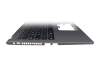 Clavier incl. topcase DE (allemand) noir/gris original pour Asus VivoBook 15 R565JA