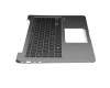 Clavier incl. topcase DE (allemand) noir/gris original pour Asus VivoBook S14 S406UA