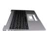 Clavier incl. topcase DE (allemand) noir/gris original pour Emdoor NS15AR