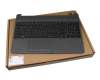 Clavier incl. topcase DE (allemand) noir/gris original pour HP 255 G8