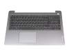 Clavier incl. topcase DE (allemand) noir/gris original pour Lenovo IdeaPad 3-15ADA6 (82KR)