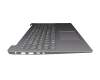 Clavier incl. topcase DE (allemand) noir/gris original pour Lenovo IdeaPad 3-15ADA6 (82KR)